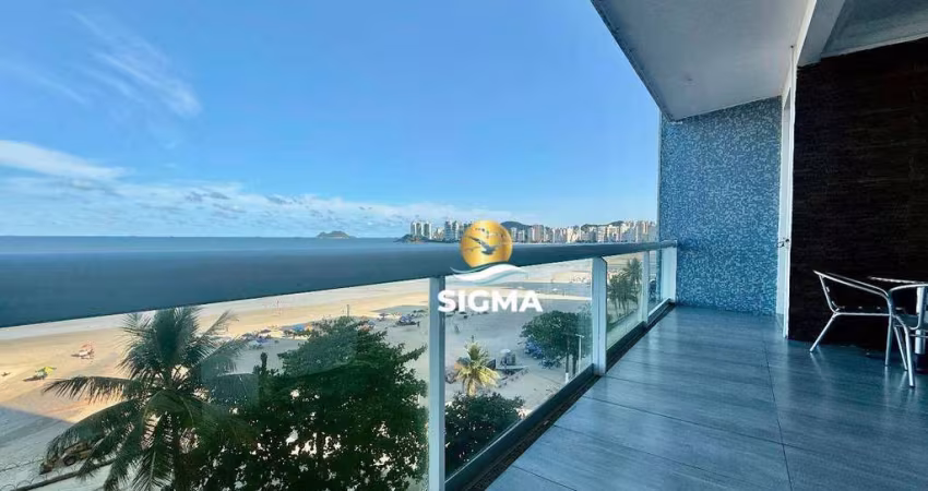 Apartamento com 3 dormitórios à venda, 150 m² por R$ 1.500.000,00 - Pitangueiras - Guarujá/SP
