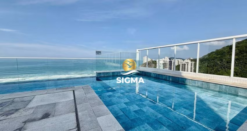 PREDIO NOVO - Apartamento com 2 dormitórios sendo 1 suíte à venda, 57 m²  Praia Enseada - Guarujá/SP.