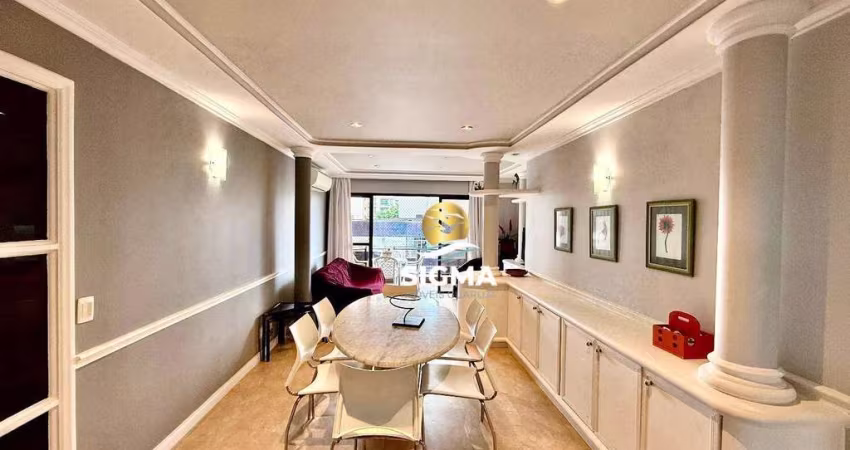 Apartamento com 4 dormitórios sendo 2 suítes à venda, 130 m² por R$ 580.000 - Enseada - Guarujá/SP.