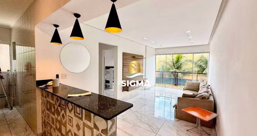 Apartamento com 2 dormitórios sendo 1 suíte à venda, 70 m² por R$ 380.000 - Enseada - Guarujá/SP.