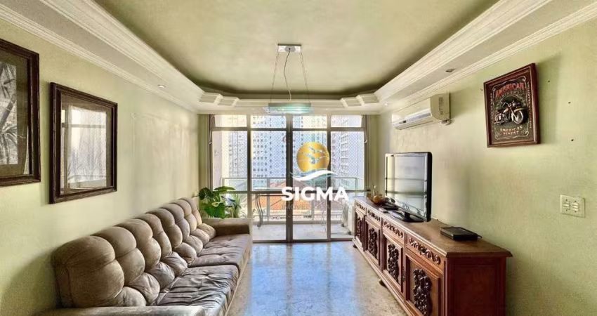 Apartamento com 3 dormitórios sendo 1 suíte  à venda, 90 m² por R$ 450.000 - Pitangueiras - Guarujá/SP.