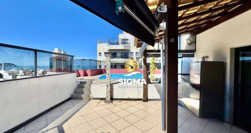 Cobertura com 2 dormitórios sendo 1 suíte  à venda, 131 m² por R$ 680.000 - Praia da Enseada - Guarujá/SP.