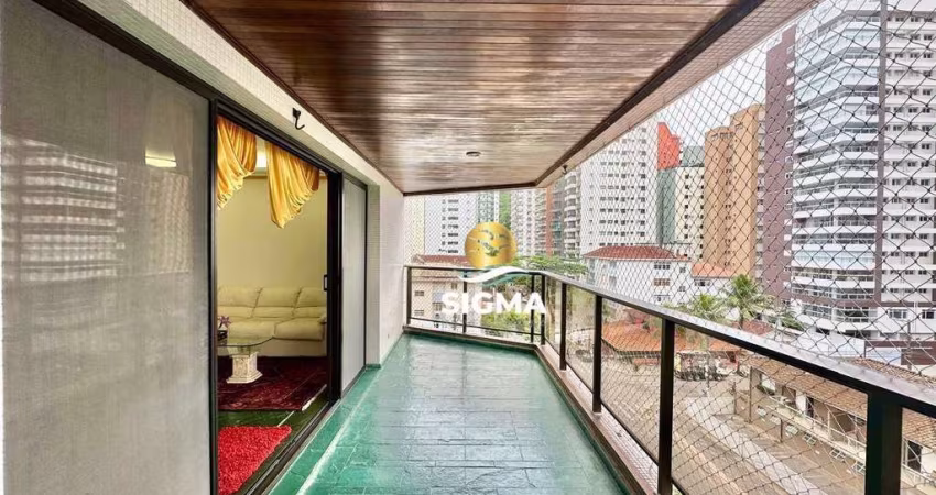 Apartamento com 3 dormitórios à venda, 130 m² por R$ 580.000,00 - Pitangueiras - Guarujá/SP