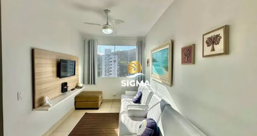 Apartamento com 2 dormitórios sendo 1 suíte à venda, 65 m² por r$ 375.000 - pitangueiras - guarujá/sp