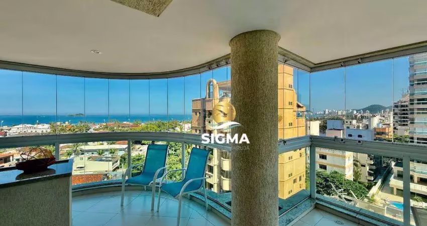 Apartamento com 3 Suítes à venda, 130 m² por R$ 1.060.000 - Enseada - Guarujá/SP.