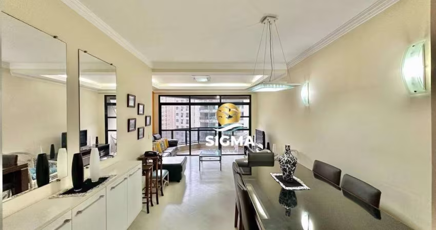 Apartamento com 3 dormitórios Sendo 1 suíte à venda, 104 m² por R$ 660.000 - Pitangueiras - Guarujá/SP.
