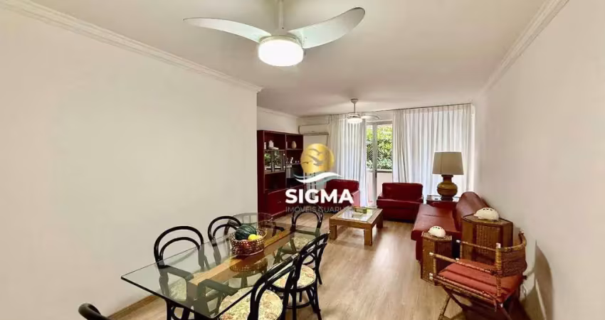 Apartamento com 3 dormitórios à venda, 130 m² por r$ 650.000,00 - pitangueiras - guarujá/sp