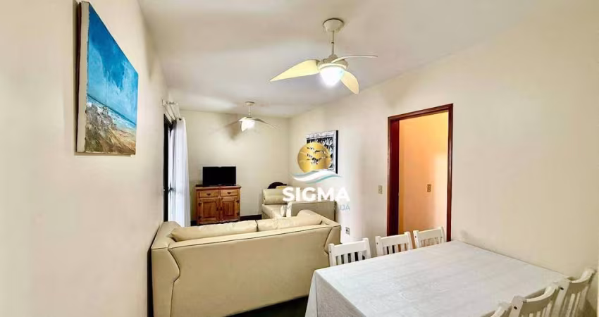Apartamento com 2 quartos sendo 1 suíte à venda, 80 m² por R$ 650.000 - Pitangueiras - Guarujá/SP.