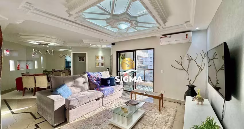 Apartamento com 3 suítes à venda, 150 m² por r$ 1.000.000 - pitangueiras - guarujá/sp.