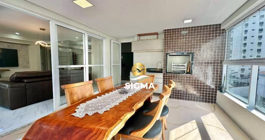 Apartamento com 3 dormitórios à venda, 142 m² por R$ 1.450.000,00 - Pitangueiras - Guarujá/SP
