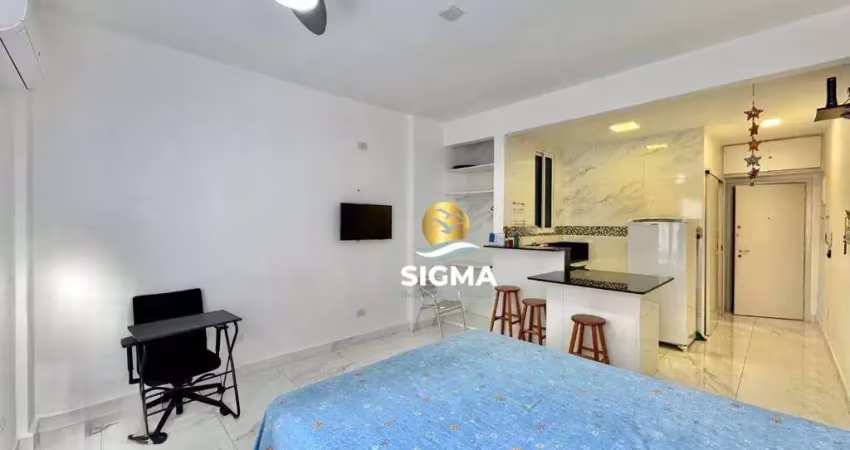 Kitnet com 2 dormitórios à venda, 62 m² por R$ 550.000,00 - Pitangueiras - Guarujá/SP