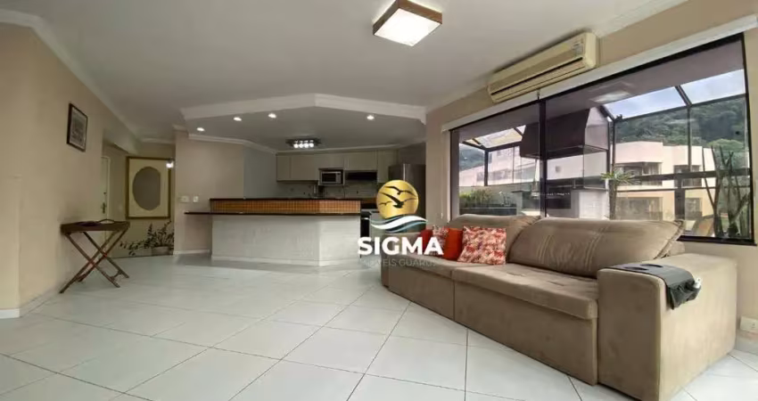 Apartamento com 4 quartos sendo 1 suíte à venda, 170 m² por r$ 1.100.000 - pitangueiras - guarujá/sp.