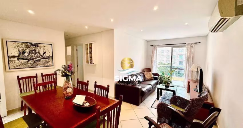 Apartamento com 3 dormitórios à venda, 76 m² por r$ 400.000,00 - enseada - guarujá/sp