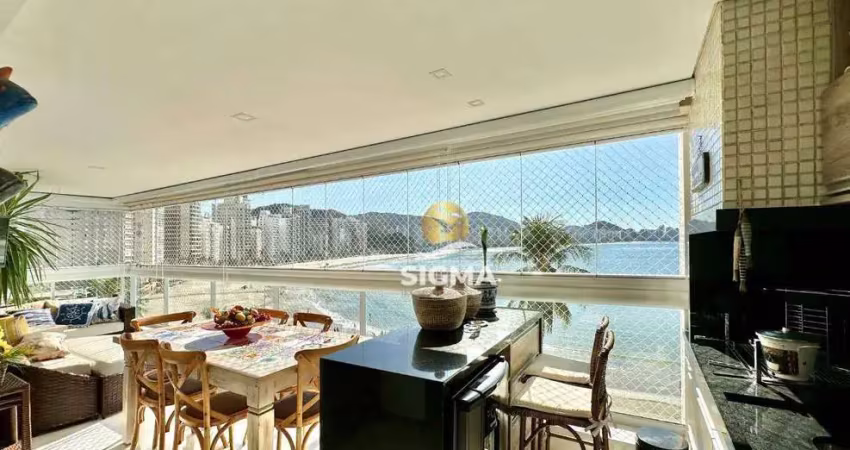 Apartamento com 3 dormitórios sendo 1 suíte à venda, 120 m² por r$ 1.900.000 - jardim astúrias - guarujá/sp.