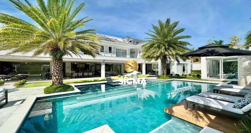 Casa com 8 dormitórios à venda, 1056 m² por r$ 32.000.000,00 - jardim acapulco - guarujá/sp