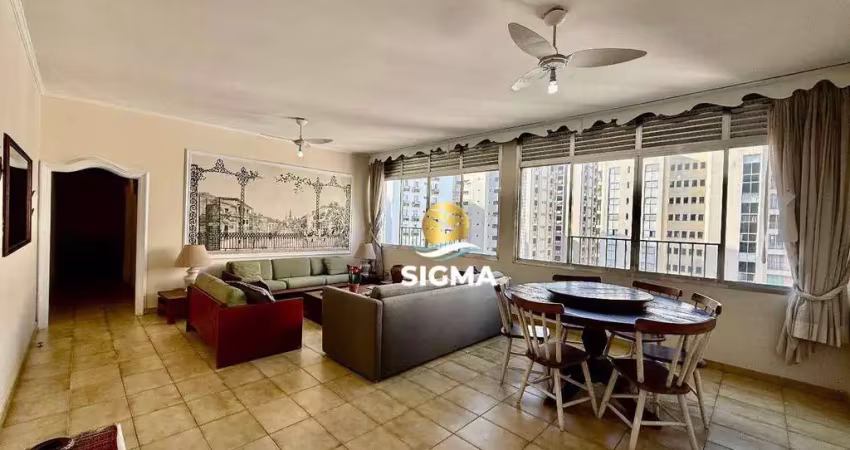 Apartamento com 3 dormitórios à venda, 118 m² por r$ 530.000 - pitangueiras - guarujá/sp.