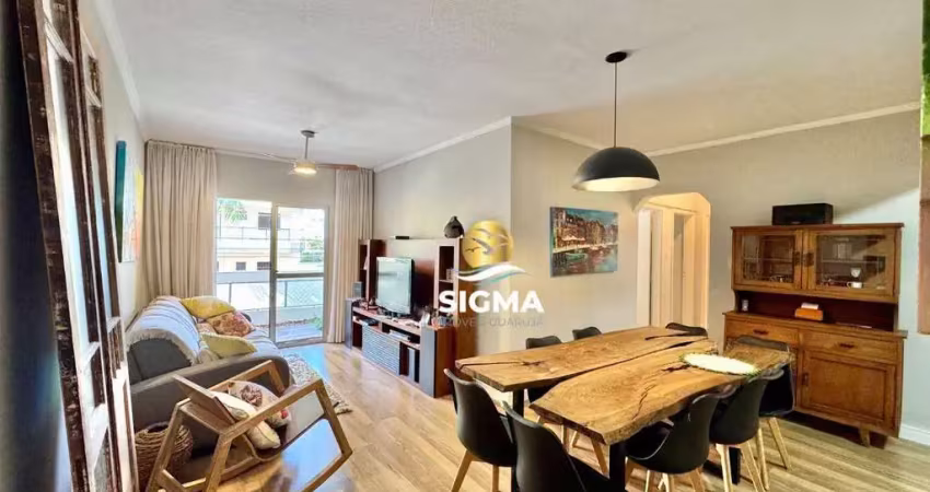 Apartamento com 3 dormitórios sendo 1 suíte  à venda, 90 m² por r$ 480.000 - jardim astúrias - guarujá/sp