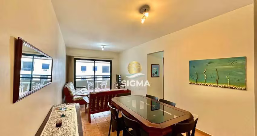 Apartamento com 3 dormitórios à venda, 100 m² por r$ 650.000,00 - pitangueiras - guarujá/sp