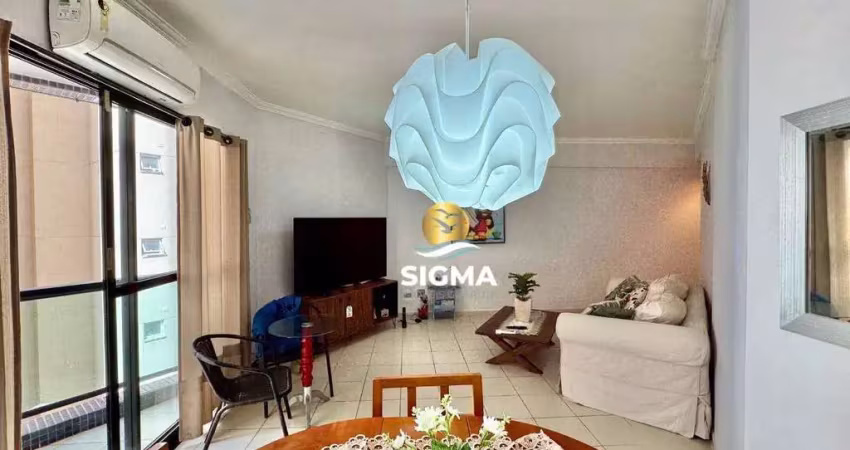 Apartamento com 2 dormitórios à venda, 71 m² por r$ 580.000,00 - pitangueiras - guarujá/sp