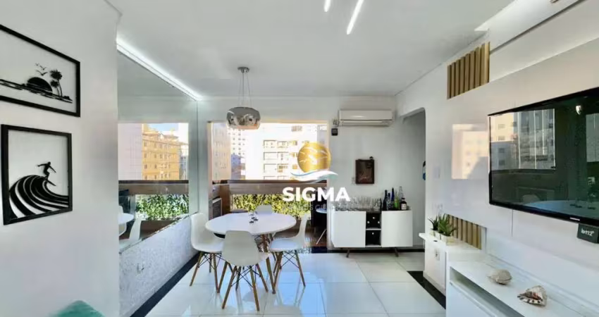 Apartamento com 2 quartos sendo 1 suíte à venda, 65 m² por r$ 480.000 - jardim astúrias - guarujá/sp.