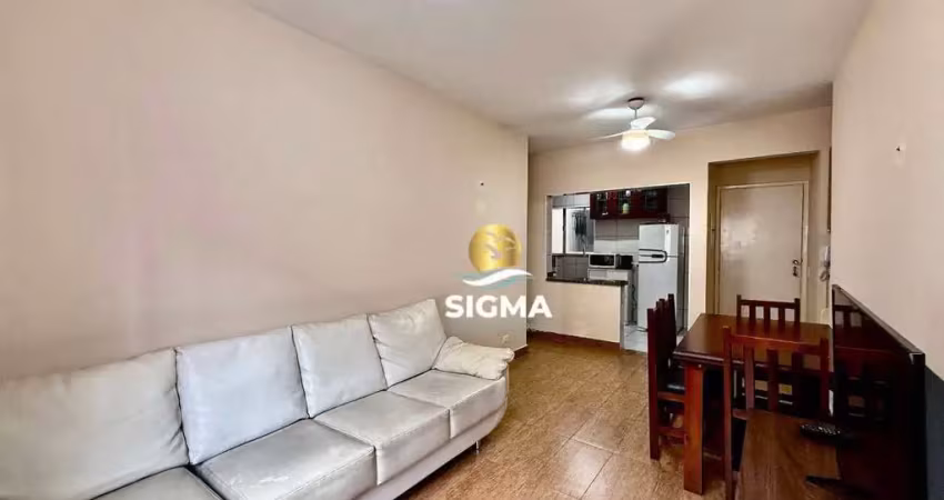 Apartamento com 1 dormitório à venda, 53 m² por r$ 250.000,00 - enseada - guarujá/sp