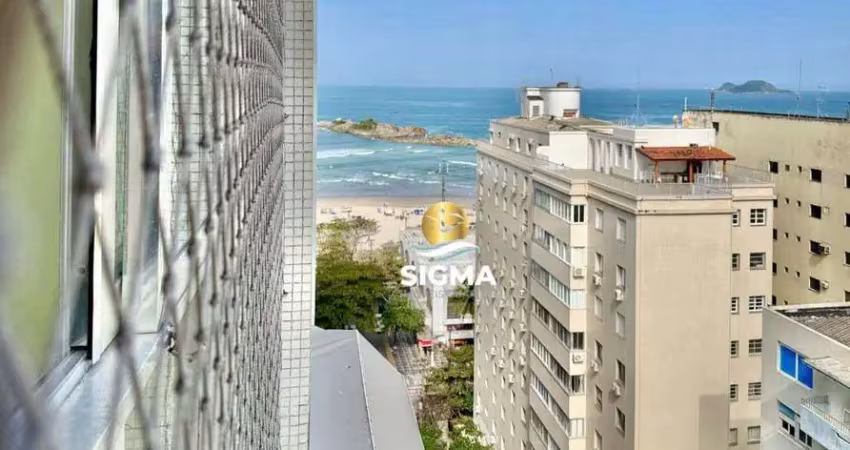 Apartamento com 3 dormitórios à venda, 75 m² por r$ 320.000,00 - pitangueiras - guarujá/sp
