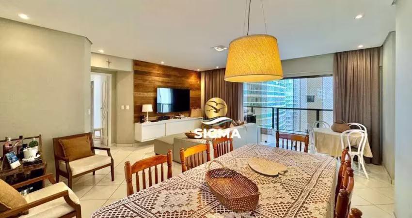 Apartamento com 4 dormitórios à venda, 126 m² por r$ 1.350.000,00 - jardim astúrias - guarujá/sp