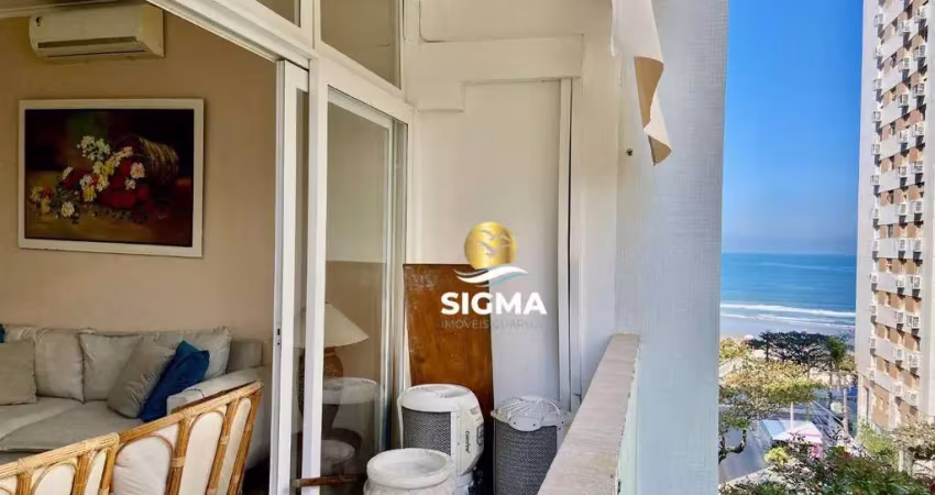Apartamento com 2 dormitórios à venda, 103 m² por r$ 690.000 - pitangueiras - guarujá/sp.
