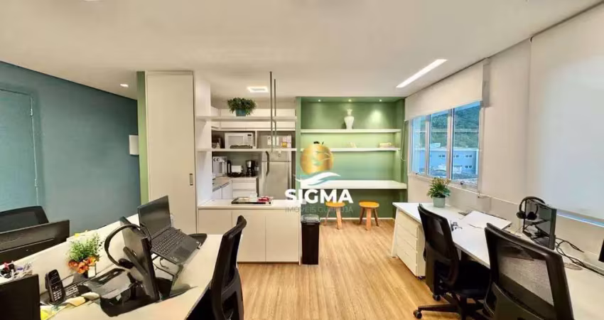 Sala à venda, 35 m² por r$ 350.000,00 - pitangueiras - guarujá/sp