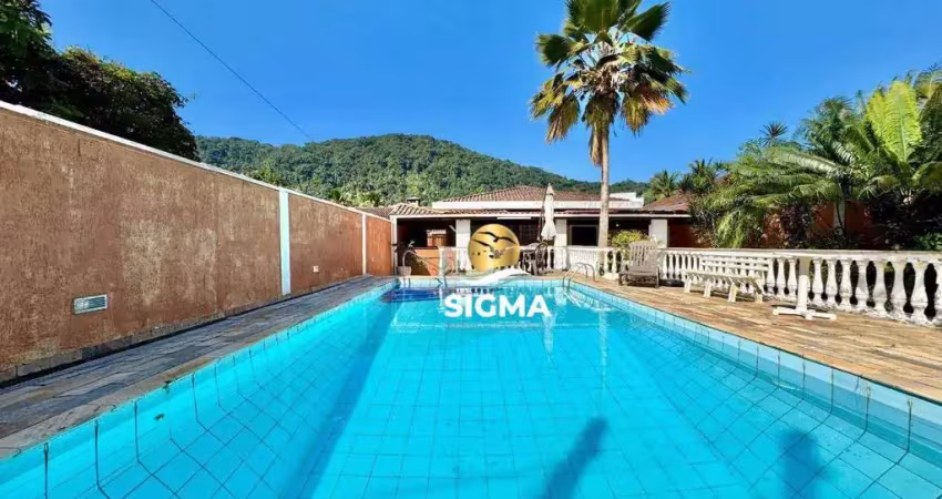 Casa com 4 dormitórios sendo 3 suítes  à venda, 200 m² por r$ 1.400.000 - jardim guaiuba - guarujá/sp.