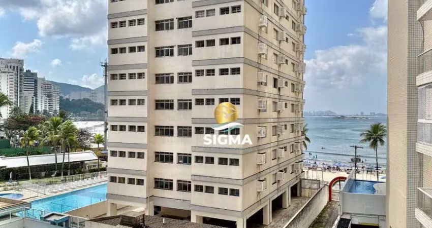 Apartamento com 2 dormitórios sendo 1 suíte à venda, 68 m² por r$ 690.000 - jardim astúrias - guarujá/sp.