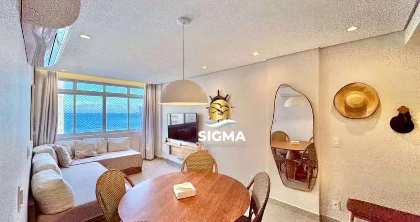 Apartamento com 1 quarto à venda, 55 m² por r$ 636.000 - pitangueiras - guarujá/sp.