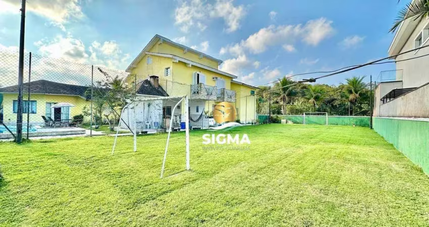 Casa com 5 quartos sendo 4 suítes à venda, 400 m² por r$ 3.700.000 - jardim acapulco - guarujá/sp.