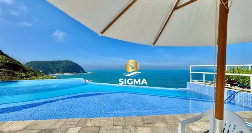 Apartamento duplex com 2 dormitórios à venda, 80 m² por r$ 799.000,00 - enseada - guarujá/sp