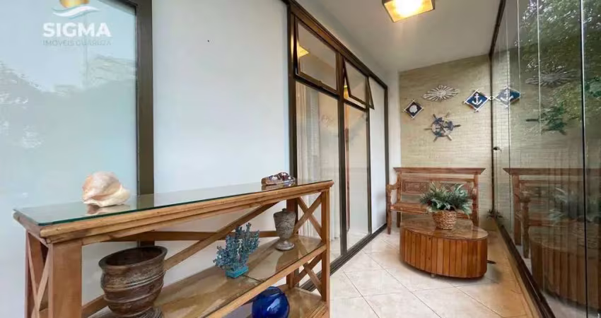 Apartamento com 4 dormitórios sendo 2 suítes  - 2 vagas - pitangueiras - guarujá/sp.