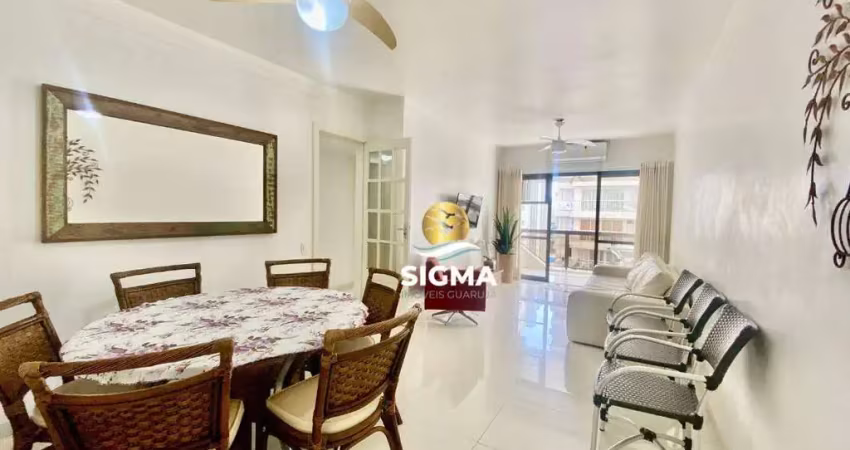Apartamento com 3 dormitórios sendo 1 suíte à venda, 100 m²  pitangueiras - guarujá/sp.
