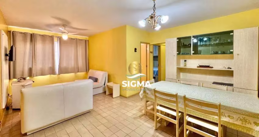 Apartamento com 2 dormitórios à venda, 65 m² por r$ 430.000,00 - pitangueiras - guarujá/sp