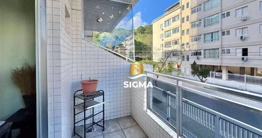 Apartamento com 2 dormitórios à venda, 62 m² por r$ 370.000,00 - astúrias - guarujá/sp