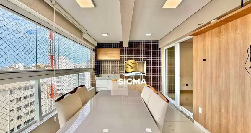 Apartamento com 3 dormitórios à venda, 112 m² por r$ 880.000,00 - jardim astúrias - guarujá/sp