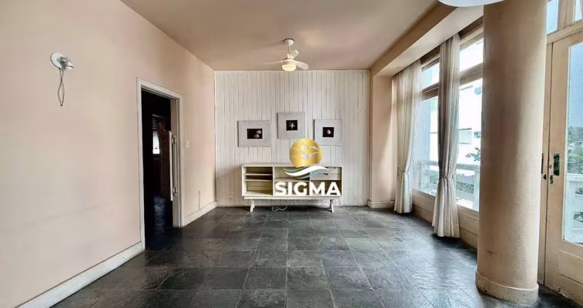 Apartamento com 2 dormitórios à venda, 110 m² por r$ 520.000,00 - pitangueiras - guarujá/sp