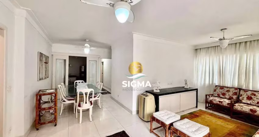 Apartamento com 3 quartos sendo 1 suíte à venda, 120 m² por r$ 690.000 - pitangueiras - guarujá/sp.