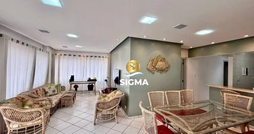 Apartamento com 3 dormitórios sendo 1 suíte  à venda, 120 m² por r$ 680.000 - pitangueiras - guarujá/sp