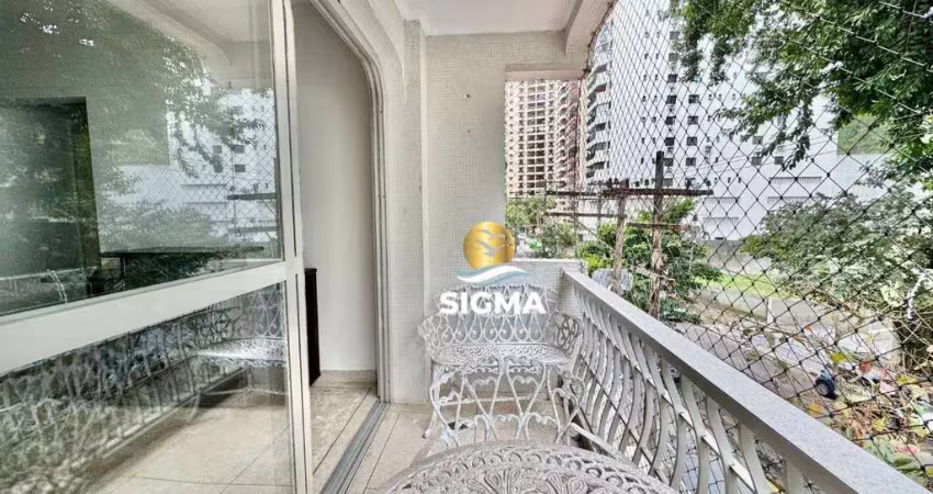 Apartamento com 2 dormitórios sendo 1 suíte   à venda, 90 m² por r$ 450.000 - pitangueiras - guarujá/sp