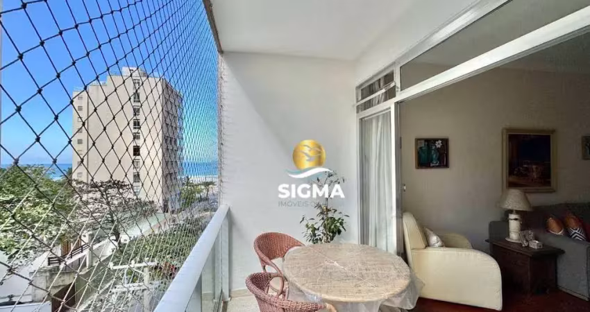 Apartamento com 3 dormitórios sendo 1 suíte  à venda, 150 m² por r$ 850.000 - pitangueiras - guarujá/sp