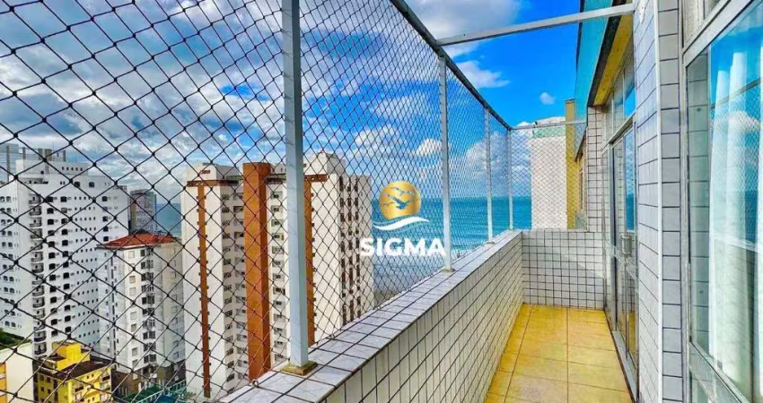 Apartamento com 4 dormitórios sendo 1 suíte  à venda, 130 m² por r$ 600.000 - pitangueiras - guarujá/sp