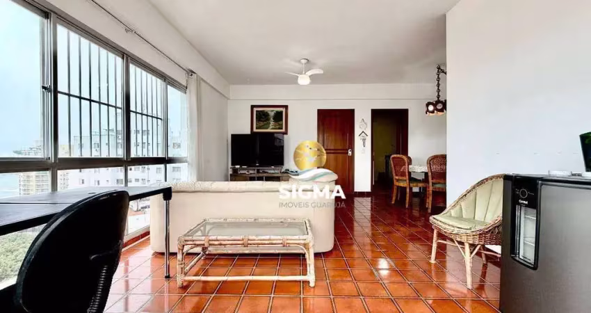 Apartamento com 4 dormitórios à venda, 120 m² por r$ 700.000,00 - pitangueiras - guarujá/sp