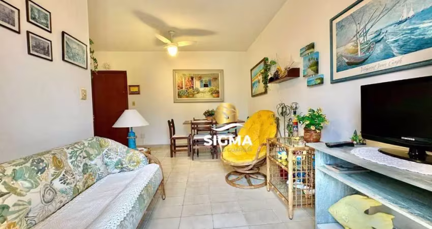 Apartamento com 2 dormitórios sendo 1 suíte  à venda, 70 m² por r$ 395.000 - praia das astúrias - guarujá/sp.