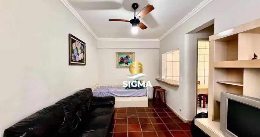 Apartamento com 1 dormitório à venda, 65 m² por r$ 320.000,00 - pitangueiras - guarujá/sp