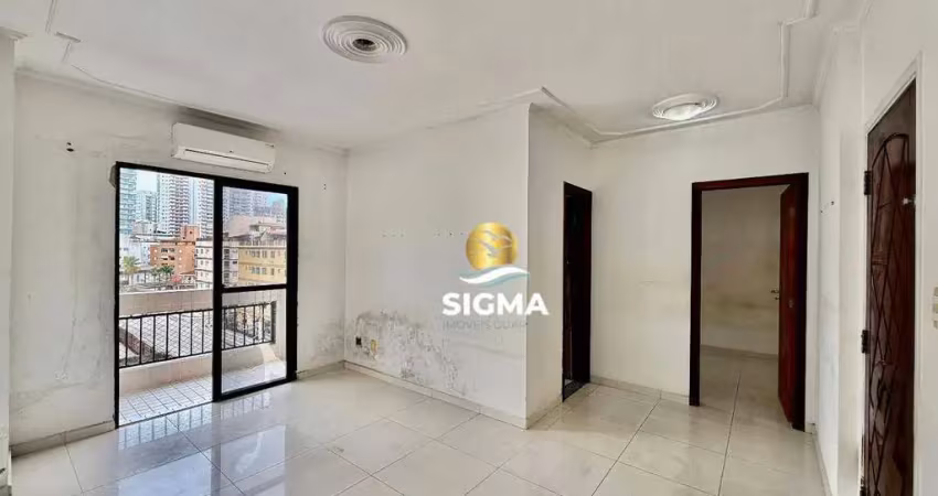 Apartamento com 2 dormitórios à venda, 65 m² por r$ 350.000,00 - asturias - guarujá/sp