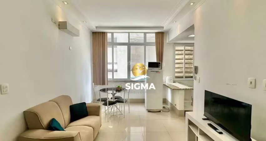 Apartamento com 1 dormitório à venda, 47 m² por r$ 280.000 - pitangueiras - guarujá/sp.